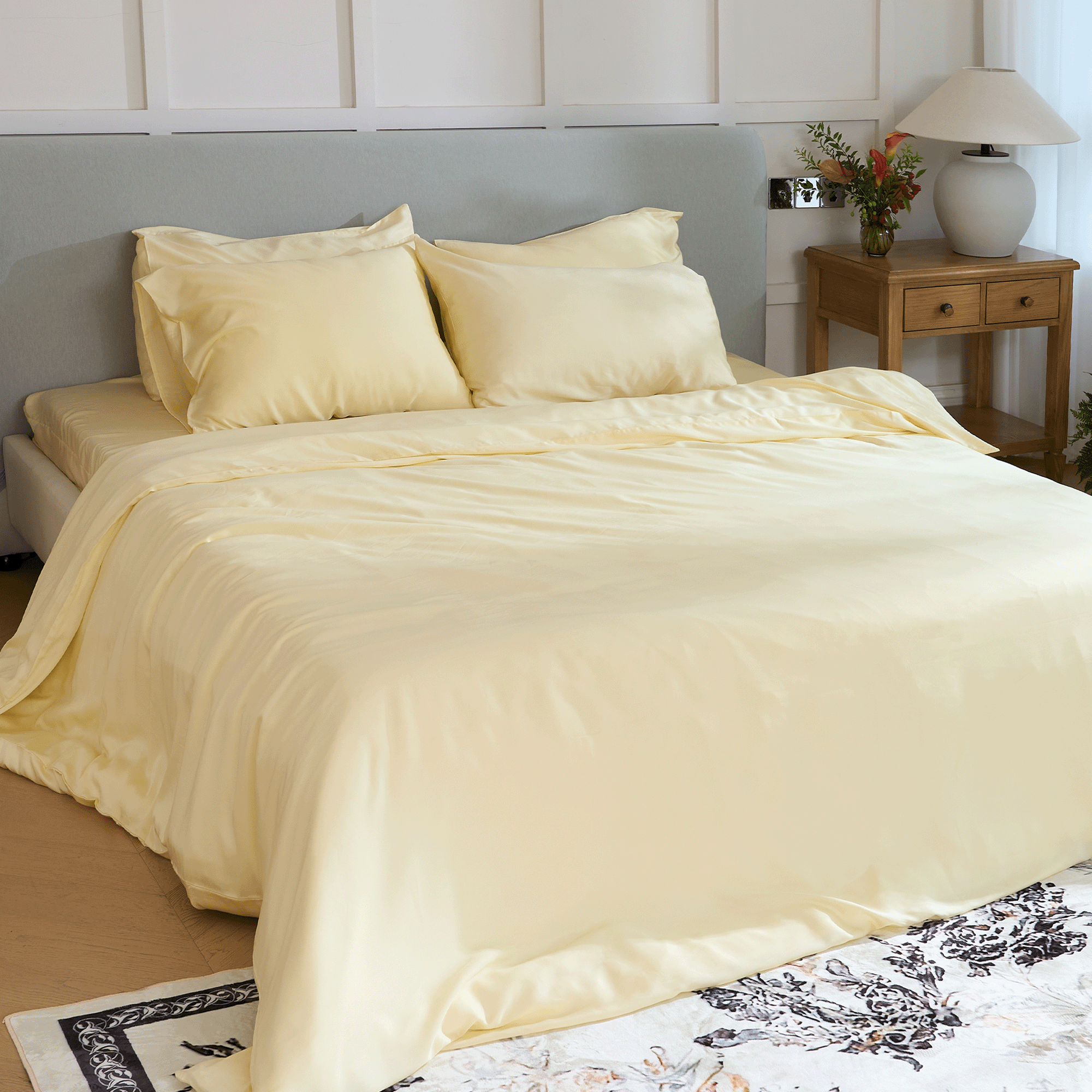 Tesselle Bamboo Sheet Sofakovers™ Set | Complete Set (Fitted Sheet, Duvet Cover and 2 Pillowcases)