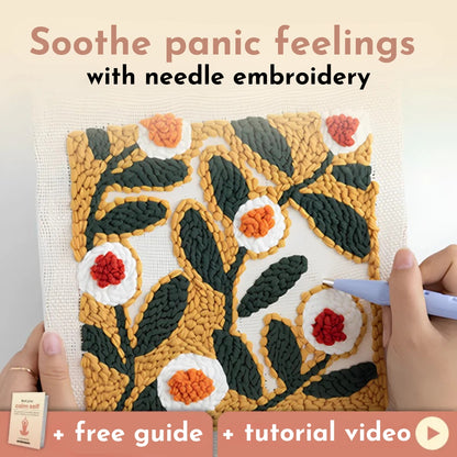 Woolyzen™ Pink Blossom | Relax, create, and turn threads into stunning art | All-In-One Package